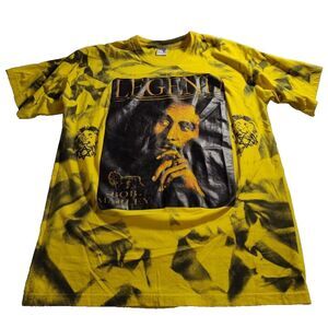 Bob Marley Legend Yellow SuperT Shirt‎ Rare Sz XL